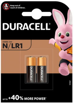 DURACELL® Lady LR1 Batterie N MN9100 1,5V im 2er Blister